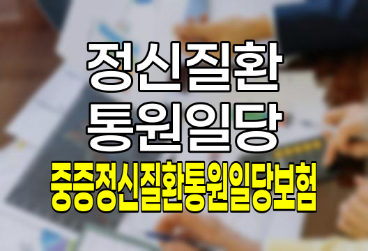 DB손해보험 중증정신질환통원일당보험 상세 분석 - 정신건강 보장의 새로운 기준