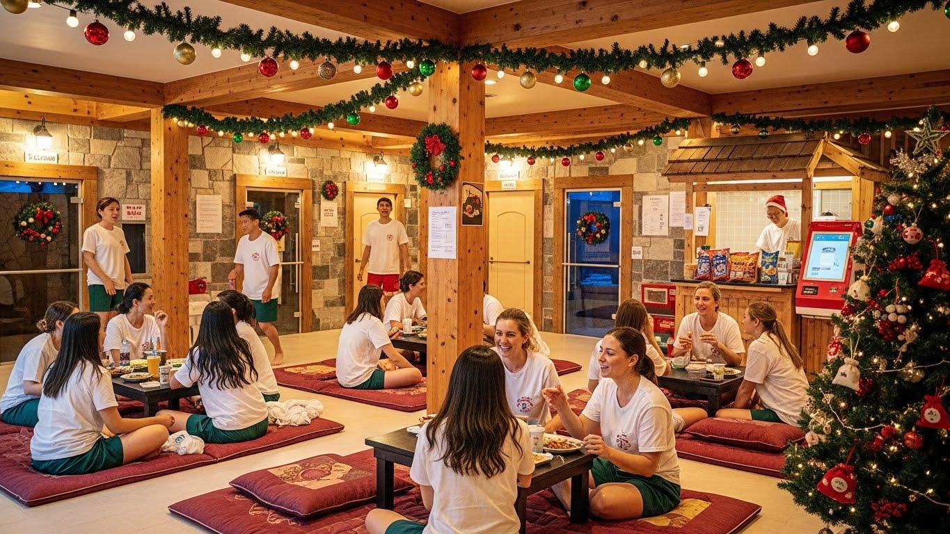 크리스마스 찜질방