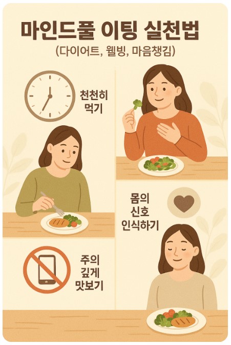 마인드풀 이팅 실천 이미지