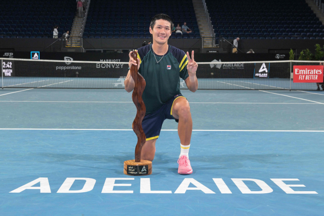 권순우 우승 트로피 사진