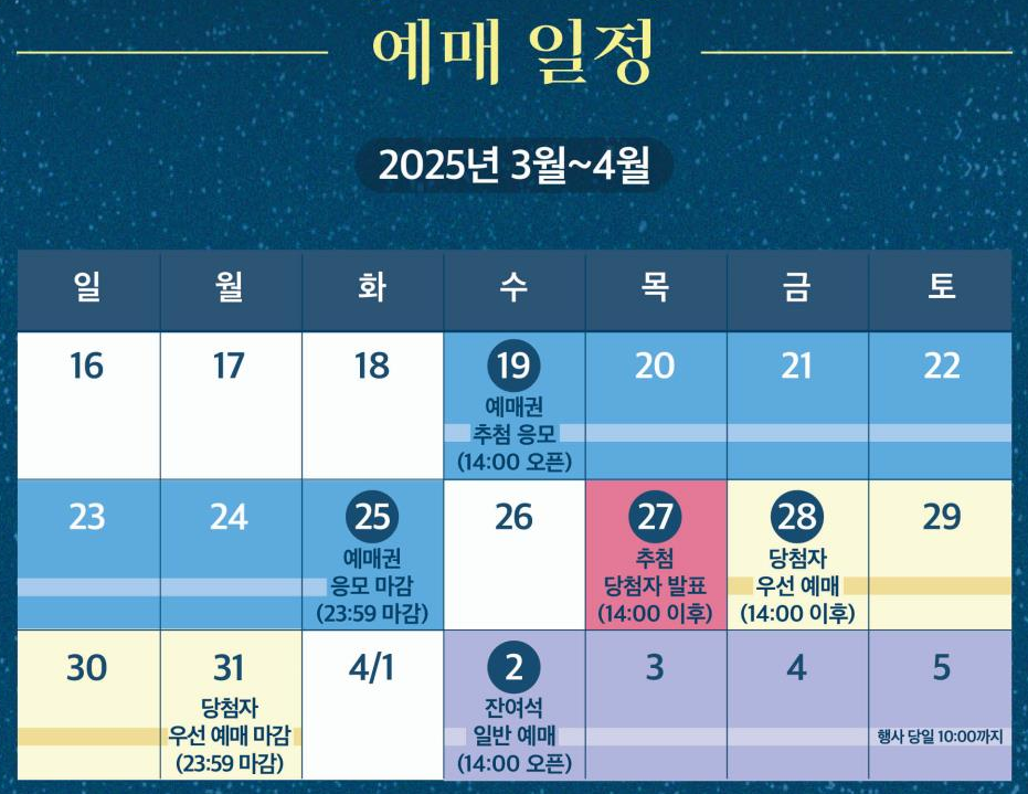 2025 덕수궁 밤의 석조전 예매 일정