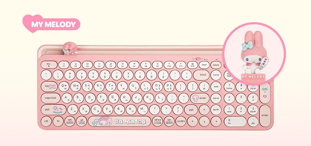 Royche 마이 멜로디 산리오 멀티 페어링 키보드