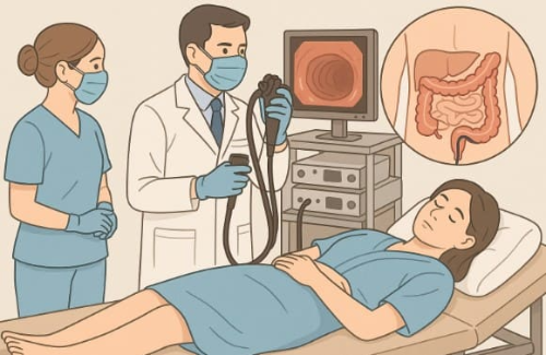 대장내시경중의사와환자