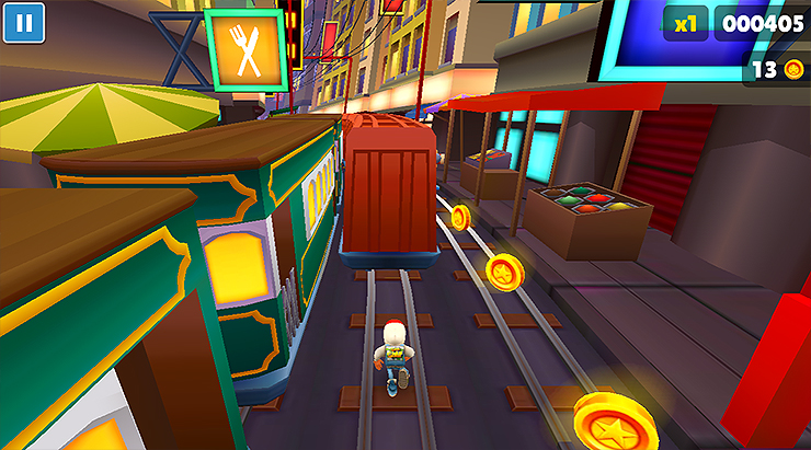 서브웨이-서퍼-플레이-장면