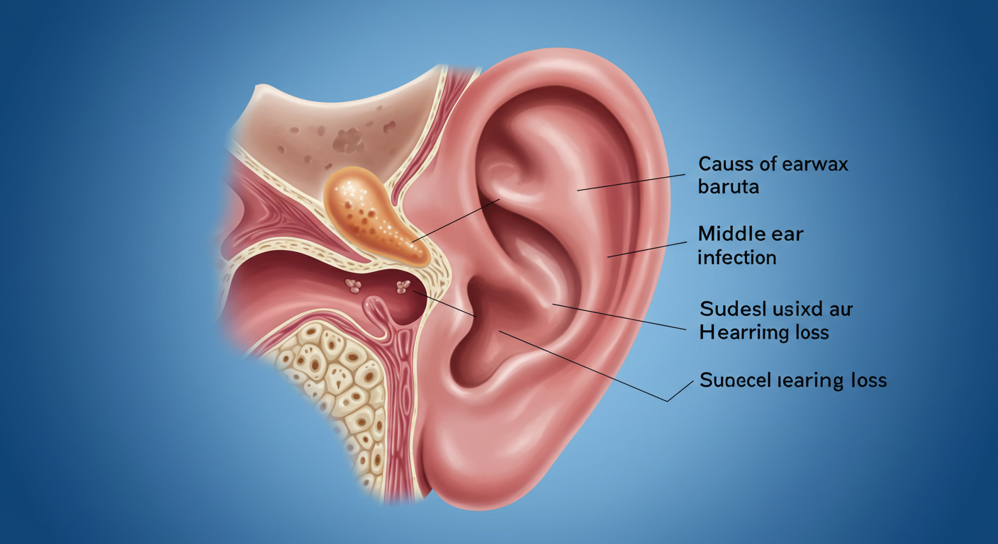 귀 먹먹함과 동반 증상으로 구별하기