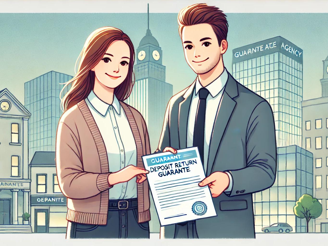 전세보증금반환보증 신청하는 모습