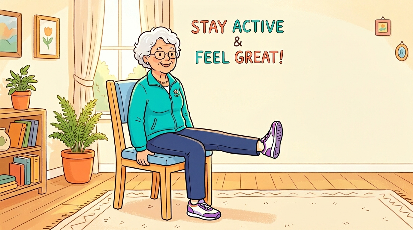 운동 및 리듬 - 의자 운동