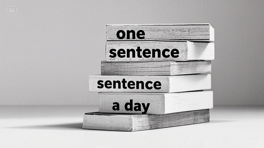 하루 한 문장 영어 공부