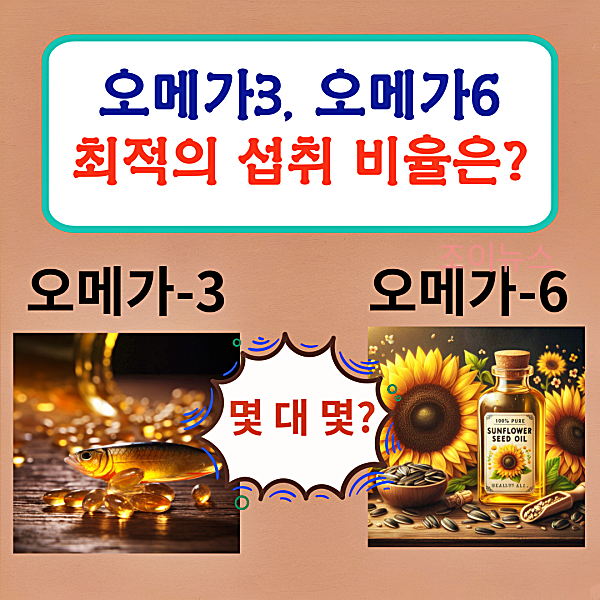 오메가3 오메가6를 최적의 비율로 섭취해야 하는 이유?