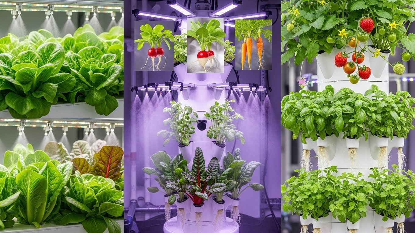 에어로포닉스에 적합한 작물은 따로 있다