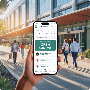 전국 주말(일요일) 문여는 병원 찾기 병원앱 이미지