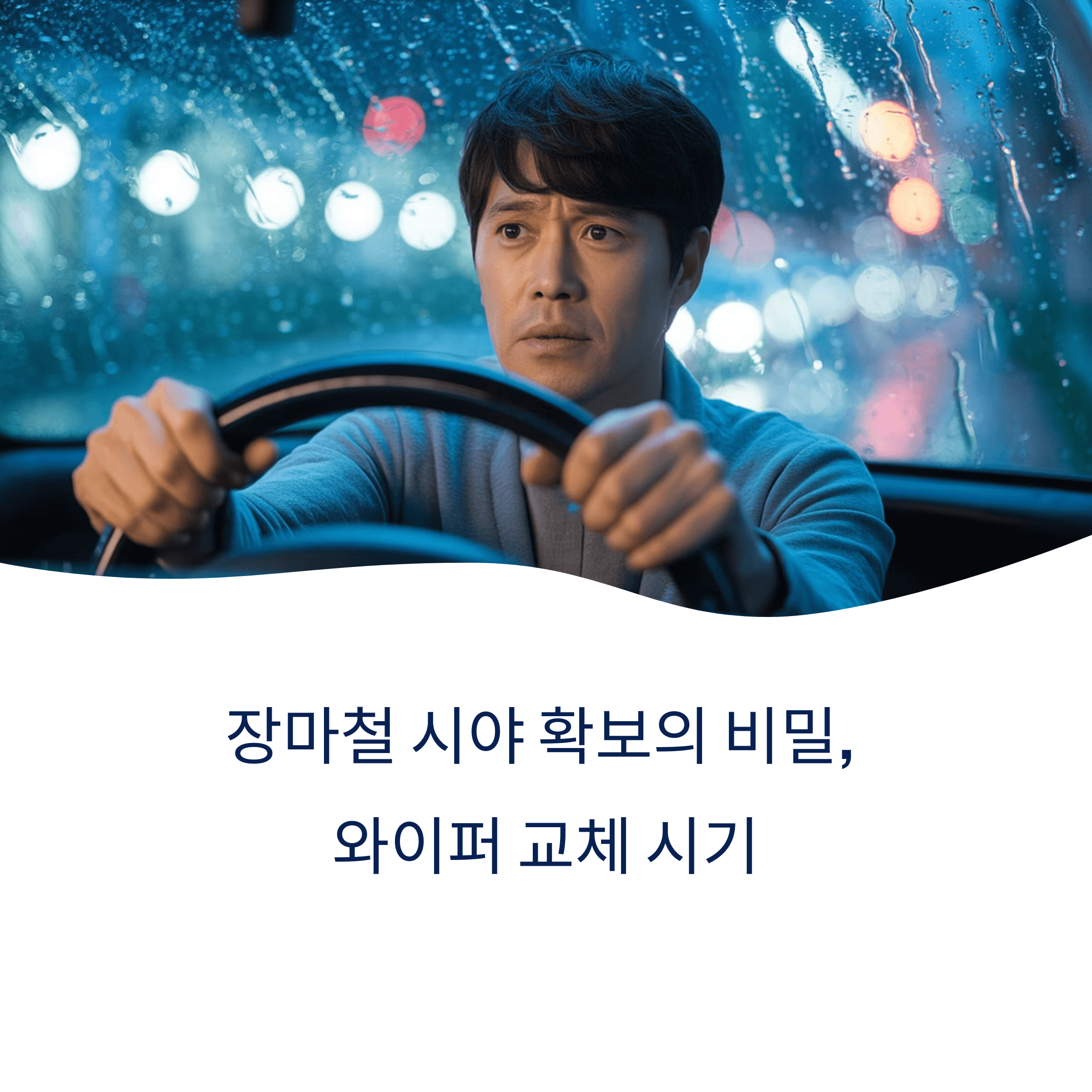 차량 와이퍼 교체주기 시야개선 꿀팁