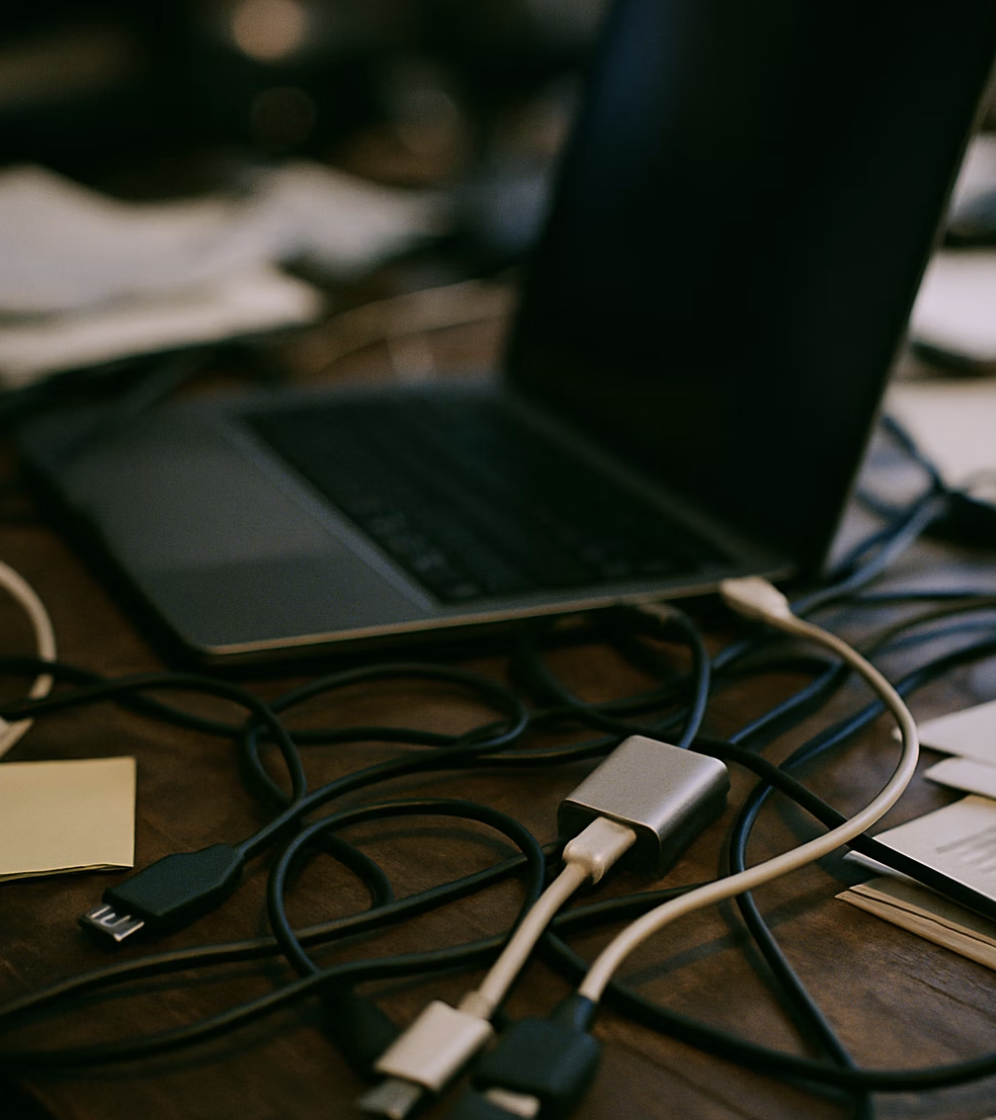 책상 위 복잡함, 모든 문제의 시작