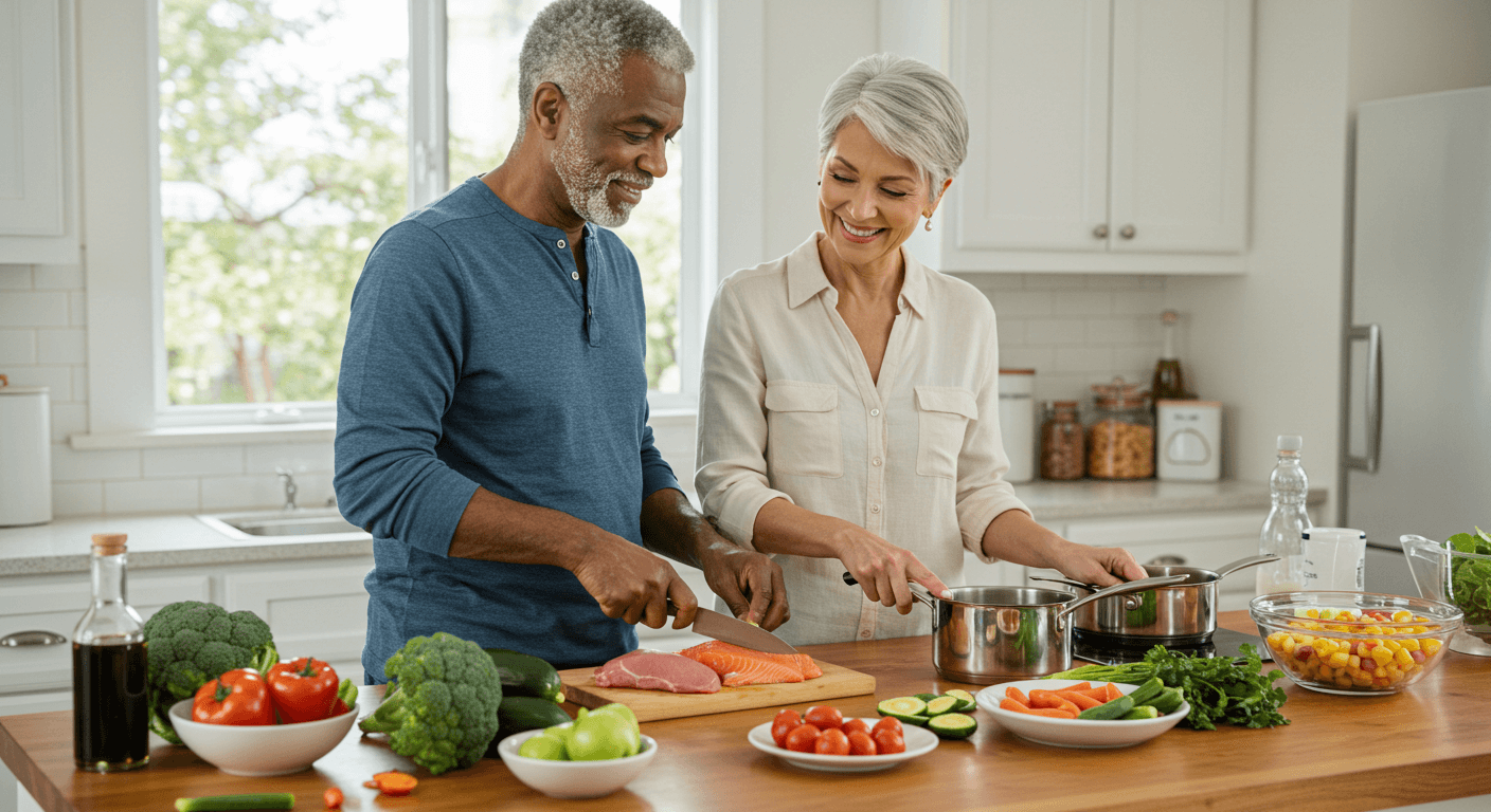 중년을 위한 저염&middot;저당 일주일 식단표