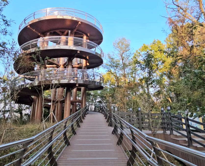 애견 동반 가능한 밀양 용두산 생태공원 트래킹 코스 정리
