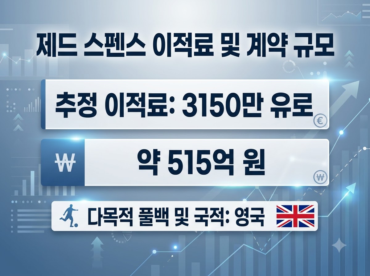 제드 스펜스 이적료 및 계약 규모