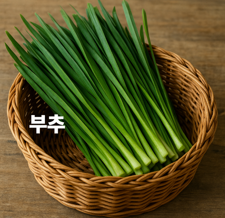 알싸한 향 아삭한 식감 빈혈예방 철분 식이섬유 부추 효능 영양성분