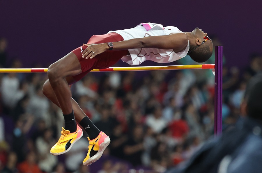 항저우 아시안게임 우상혁 높이뛰기 은메달