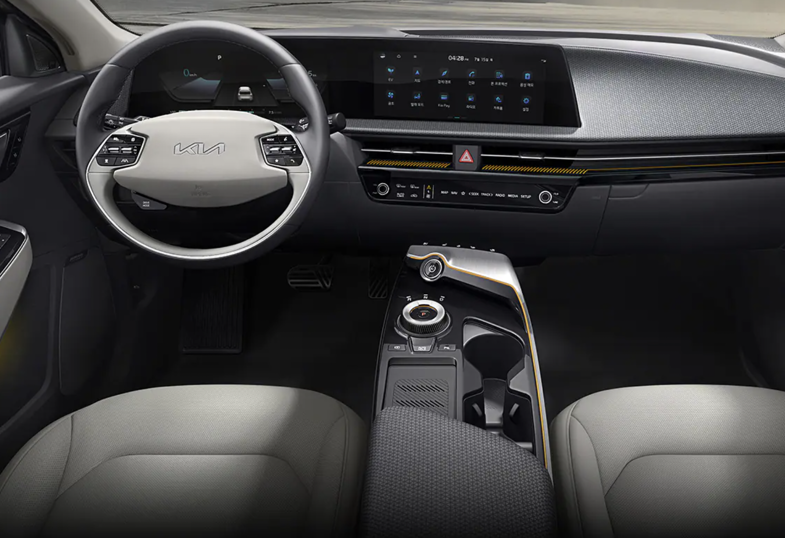 기아 EV6 디자인 실내 사진