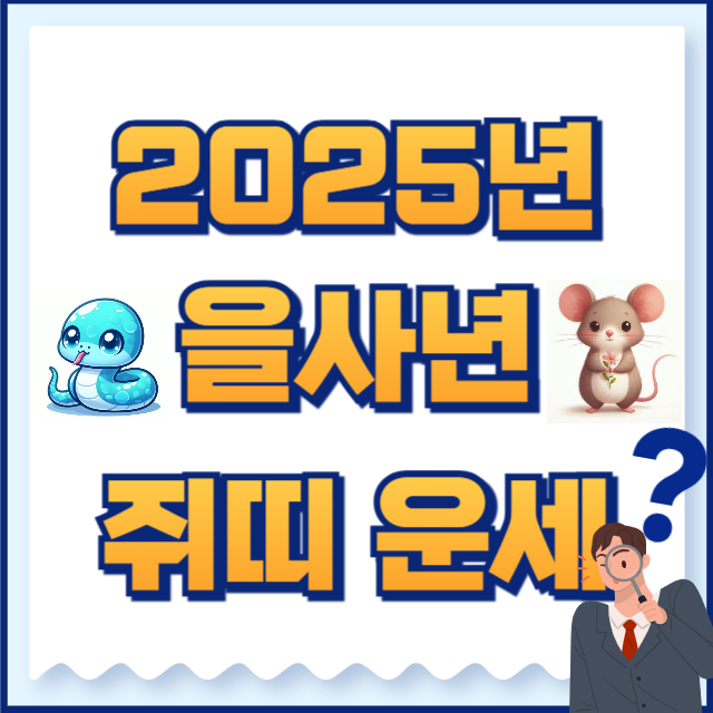 2025년 쥐띠 운세