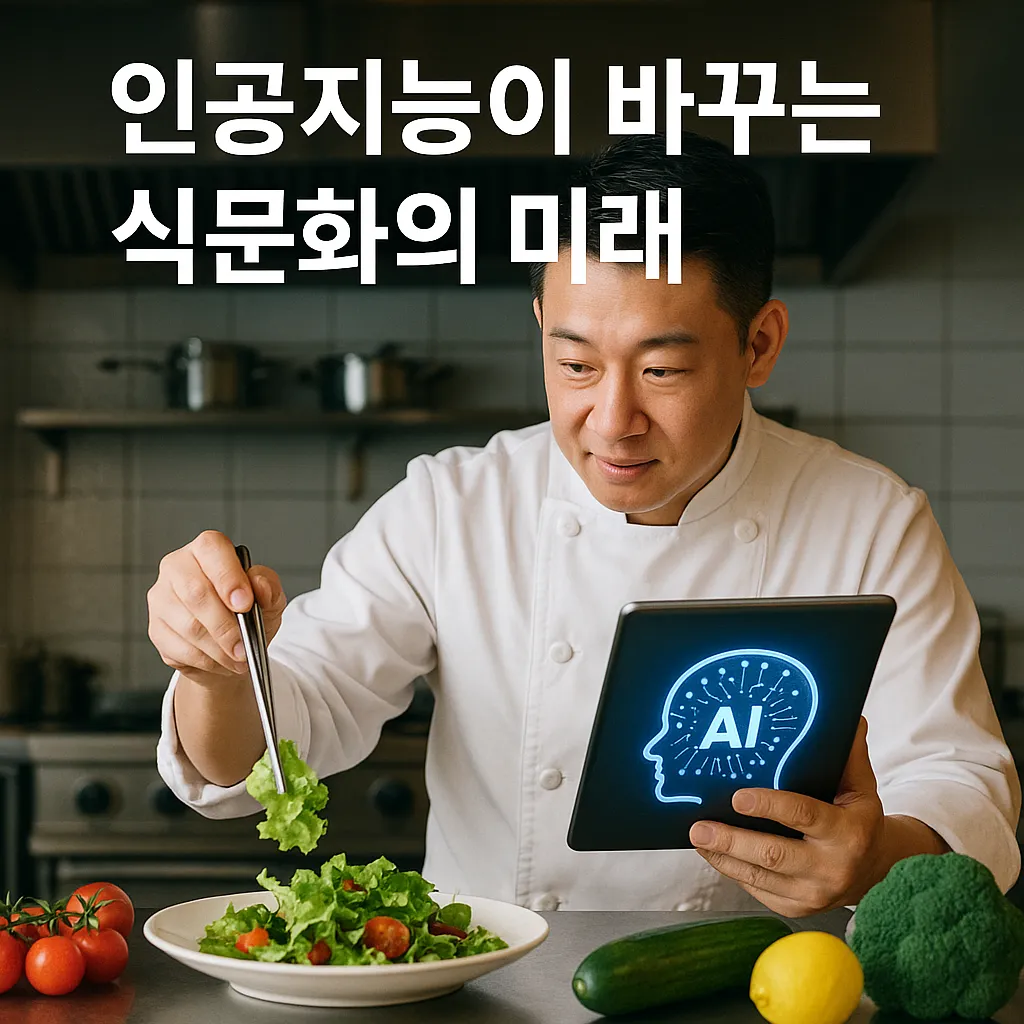 2025년에 AI가 만든 음식 먹어봤어? 인공지능이 바꾸는 식문화의 미래
