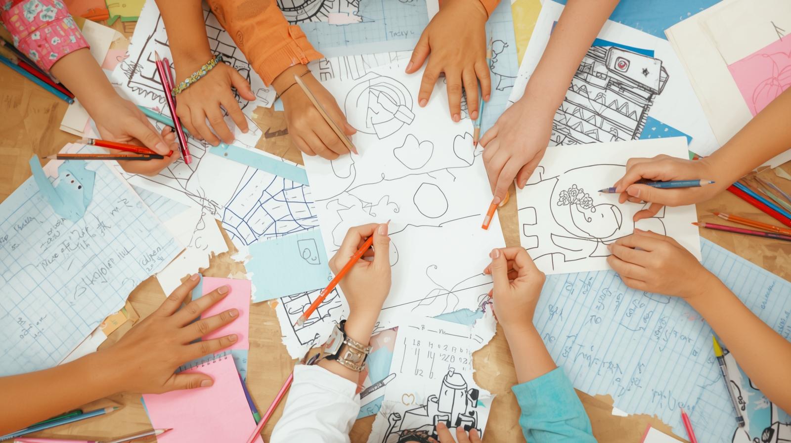 교실에서 하던 그림맞추기 놀이