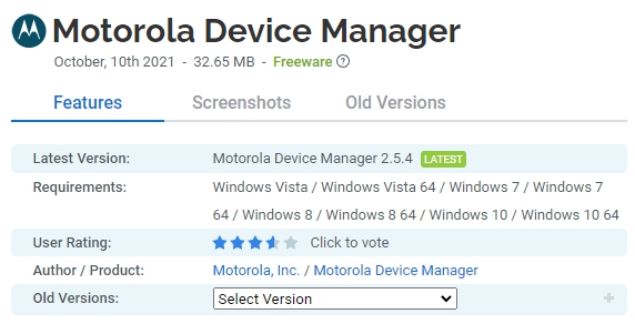 Motorola-Device-Manager