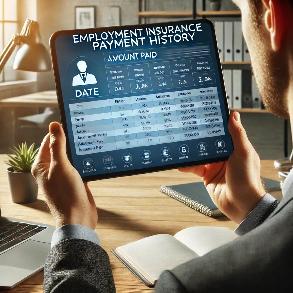 고용보험 납부내역