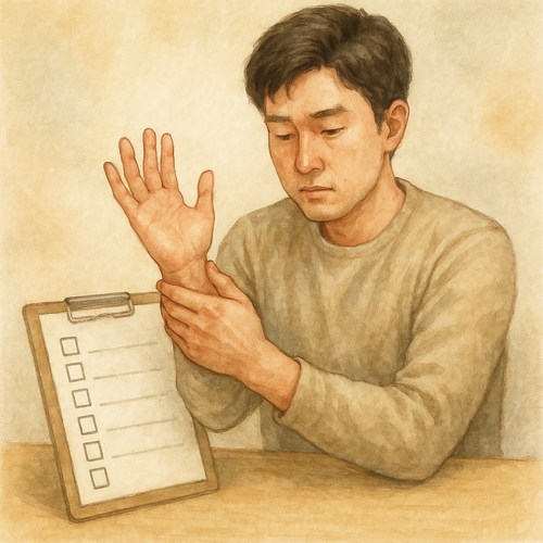 손목터널증후군-체크리스트