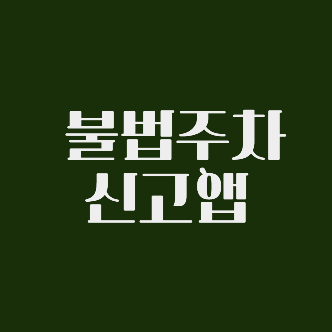 불법주차 신고앱