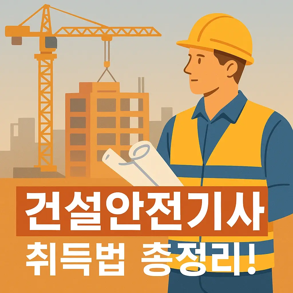 건설안전기사 자격증 취득방법
