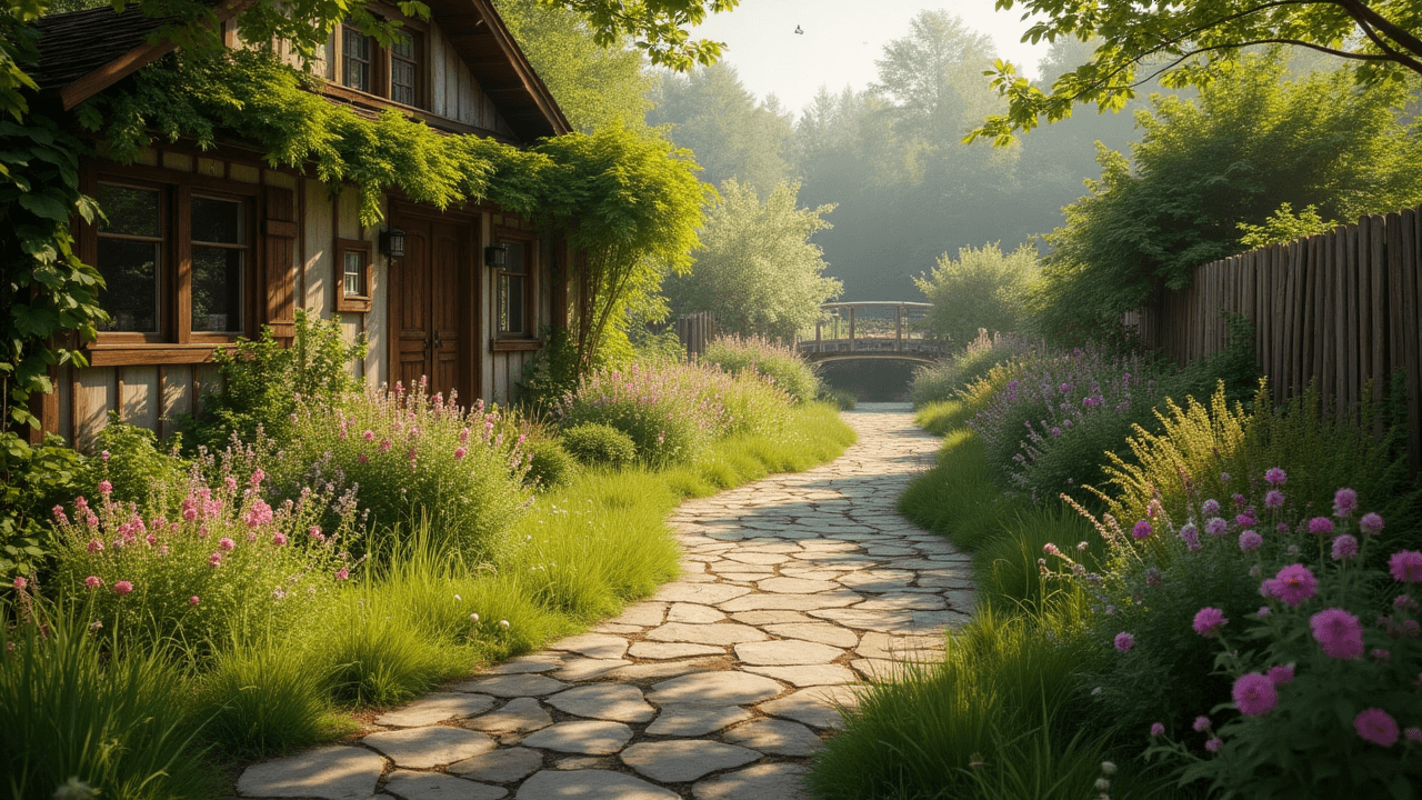 내추럴스타일주택정원