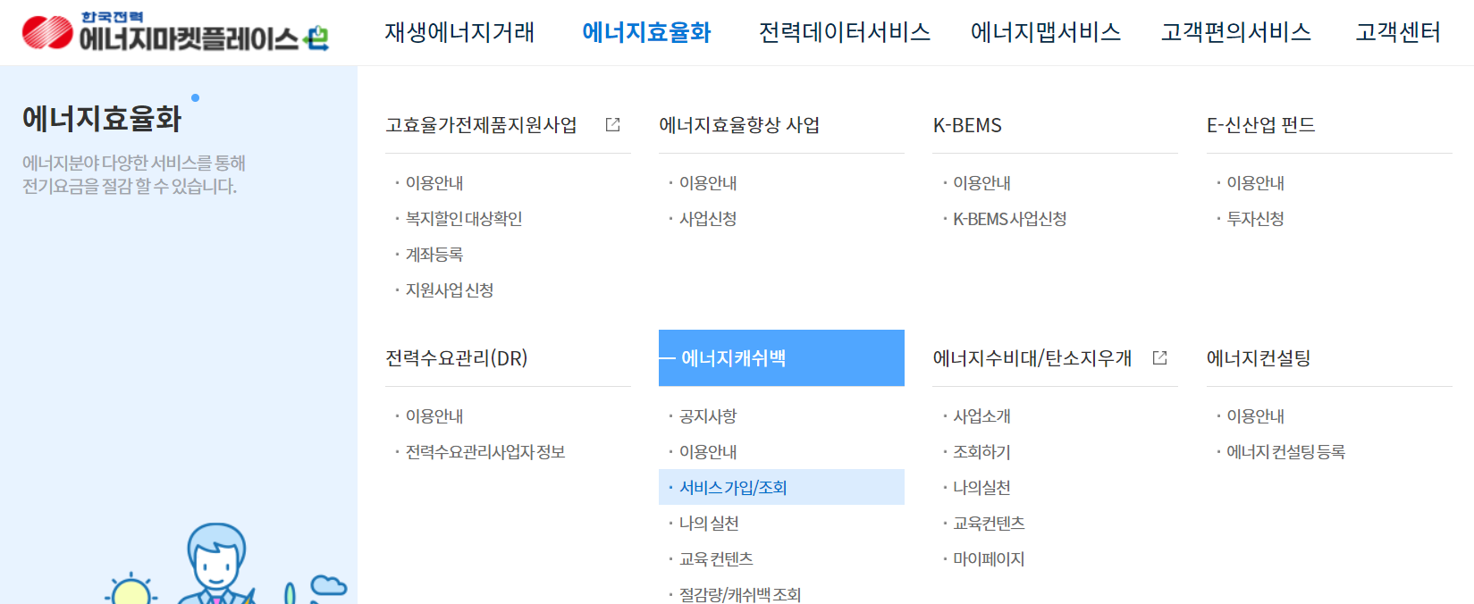 에너지 캐시백 신청하기