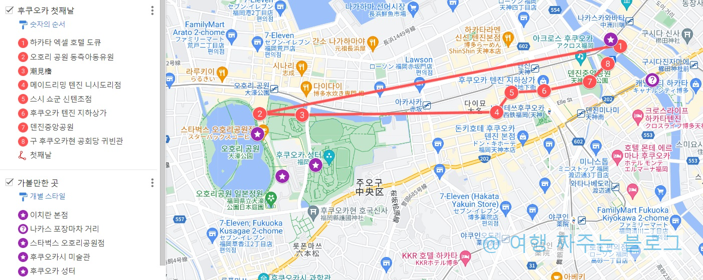 후쿠오카 지도