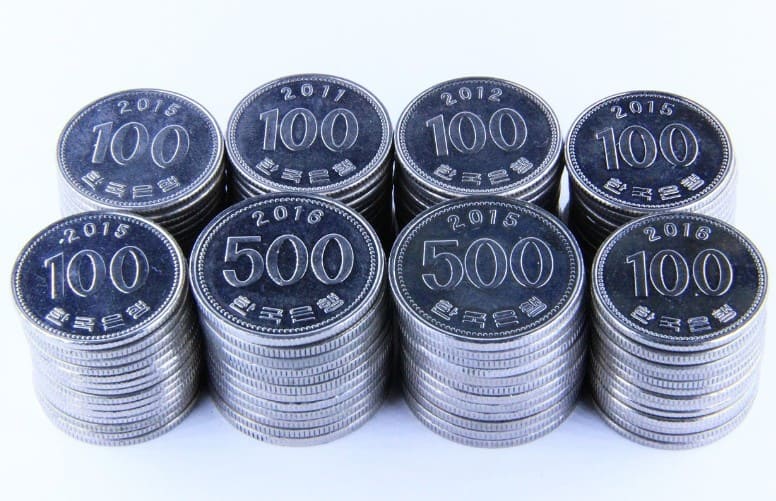 Coin, Money, Republic of korea, won