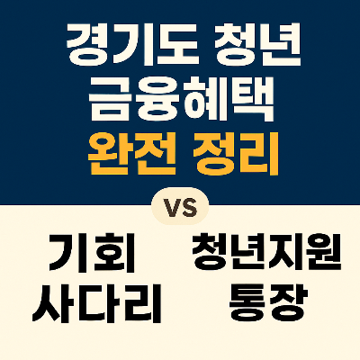 경기도 청년 금융혜택 정리