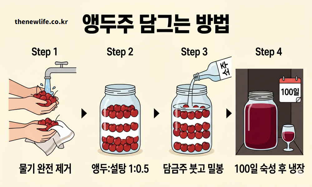 앵두주 담그는 방법