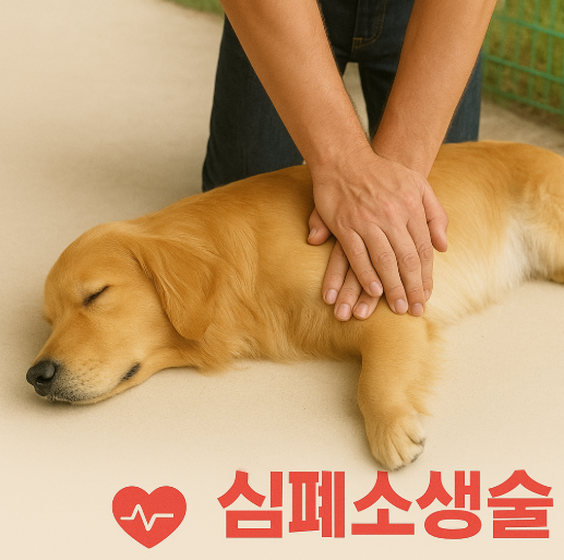 강아지 CPR 관련 사진