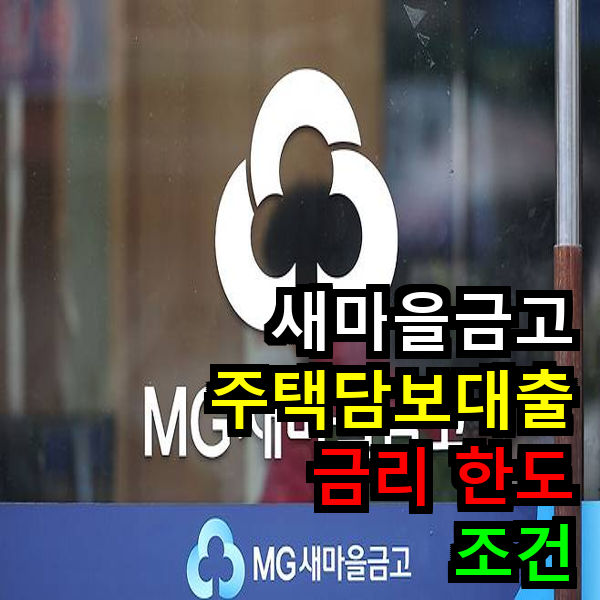 새마을금고 주택담보대출