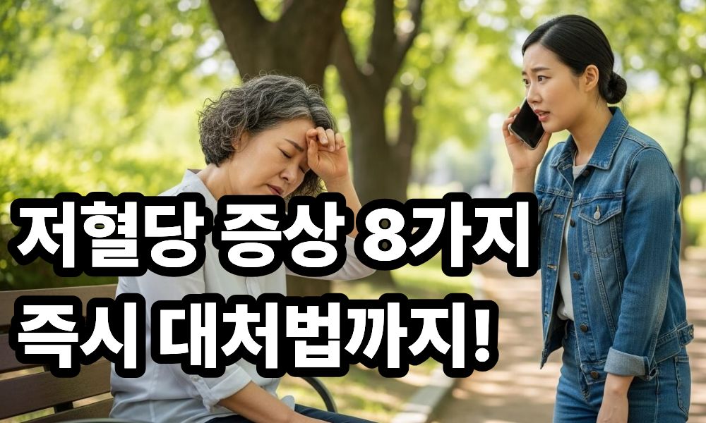 저혈당 증상 사진 1