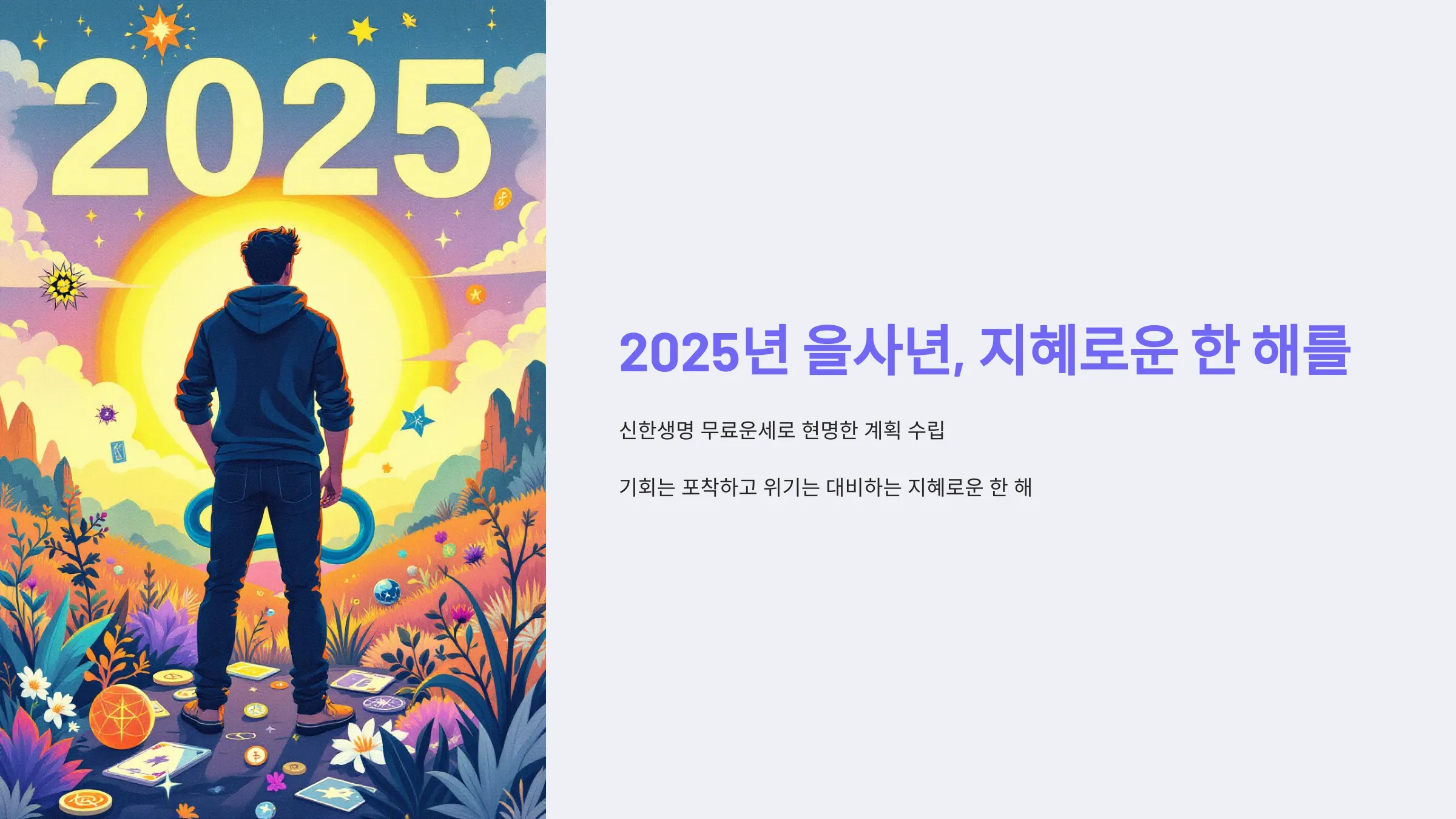 2025 신한생명 무료운세 신년운세 바로가기