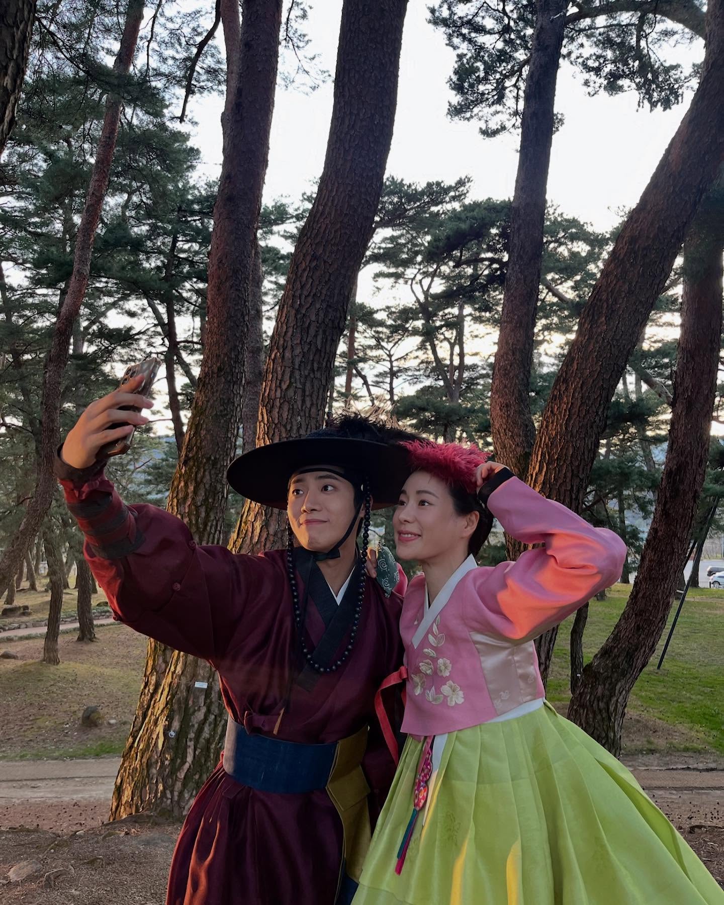 옥씨부 인전 추영우 임지연 촬영장 사진 (출처:임지연 인스타그램)