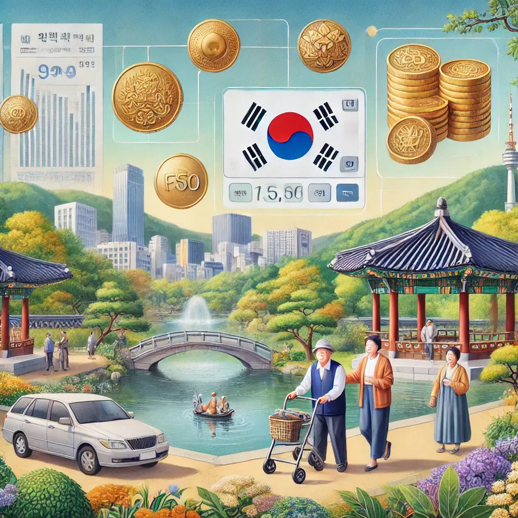 대한민국 국민연금을 표현한 사진