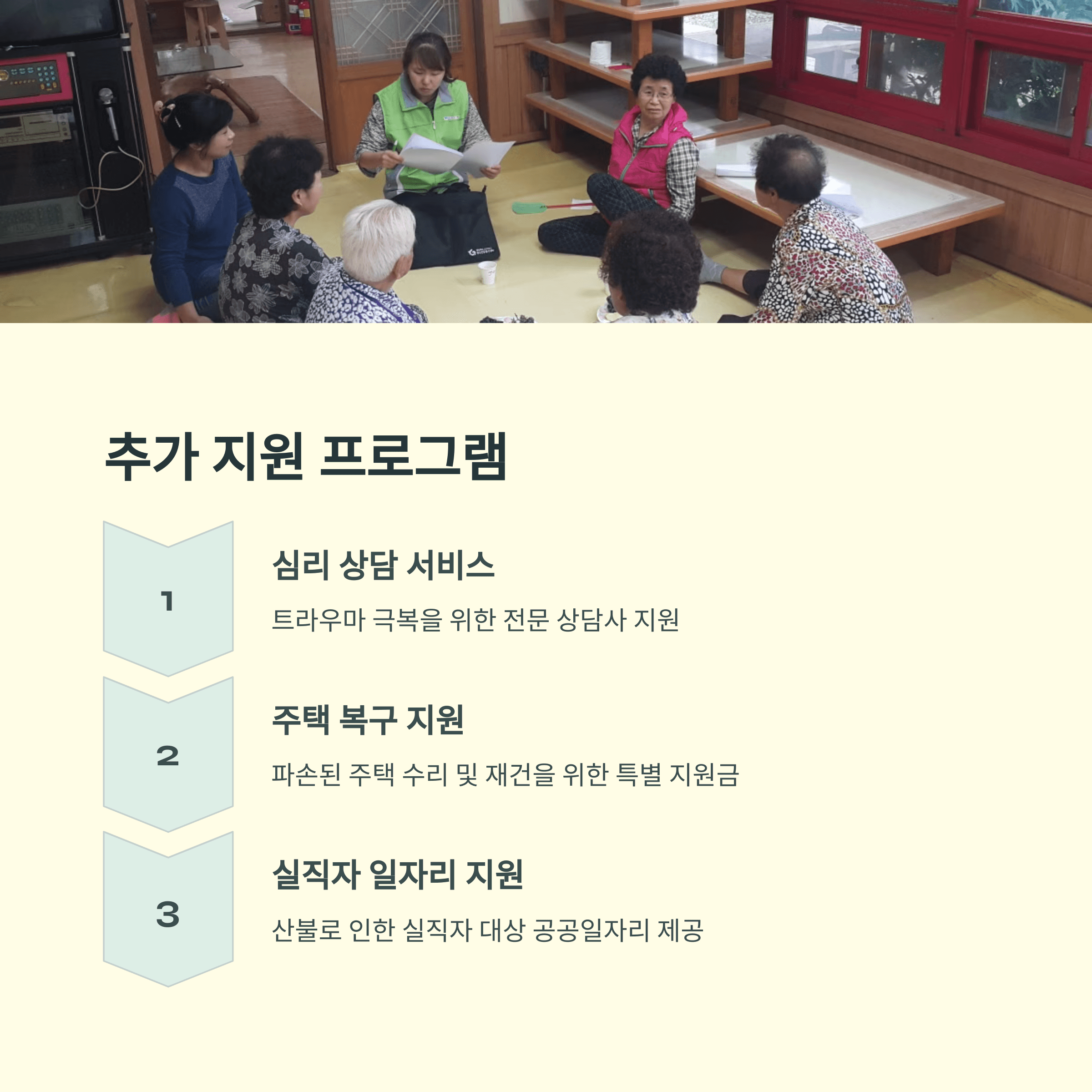 의성군 산불 피해 재난 지원금 지급 방법