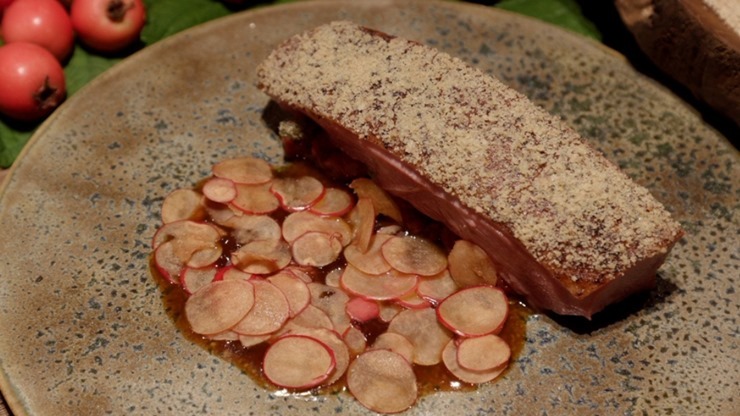 한국인의밥상들기름수비드흑돼지사진