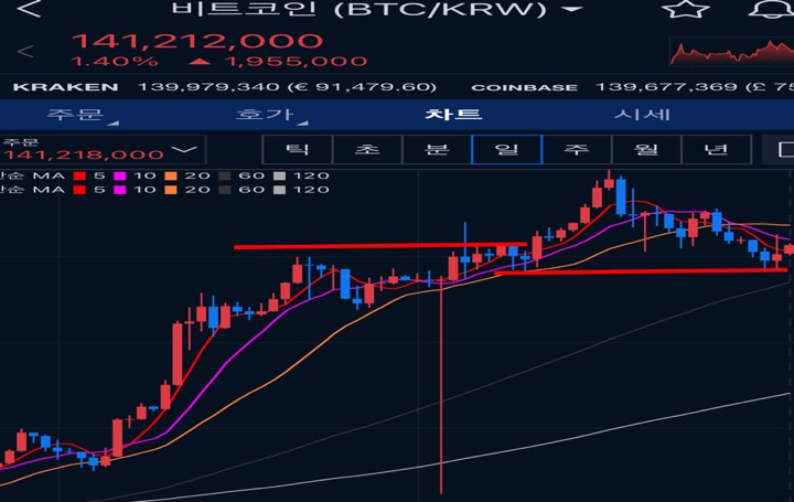 지지선 및 저항선
