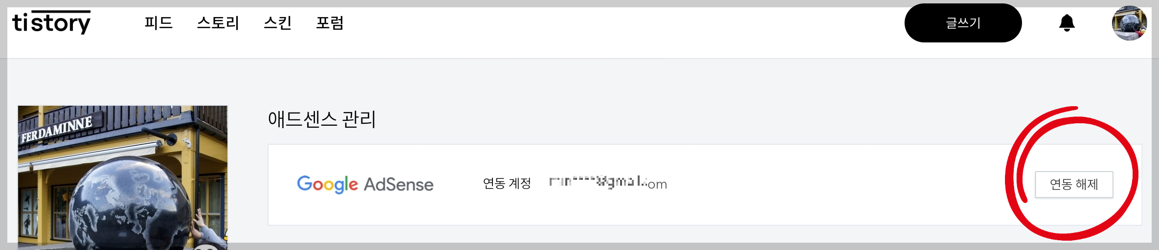 티스토리 광고가 안나올 때