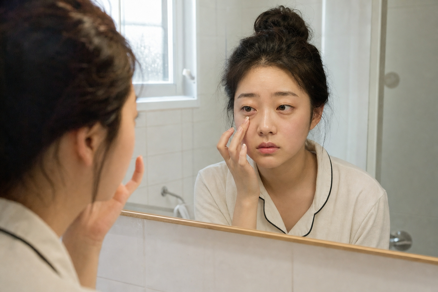 아침 얼굴 붓기 눈 부종 원인 자가진단