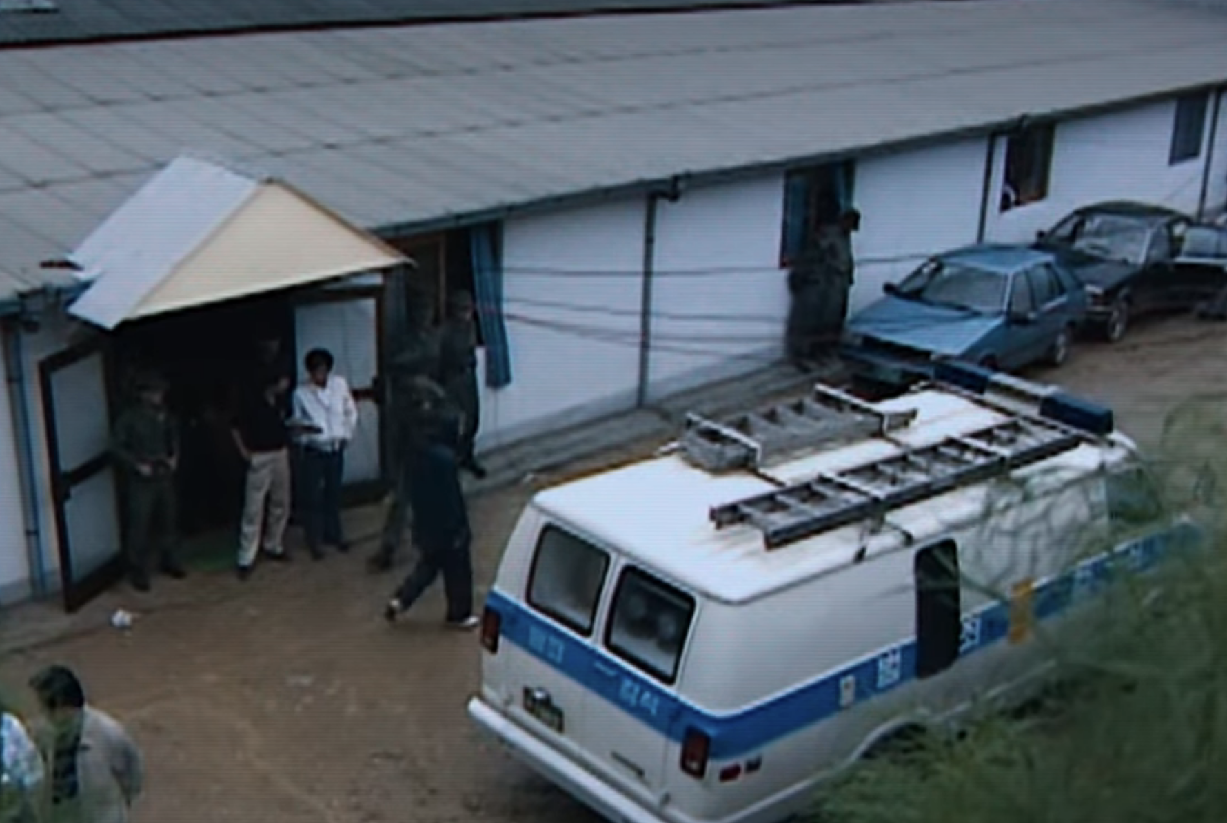 오대양 사건 현장의 밖의 모습.