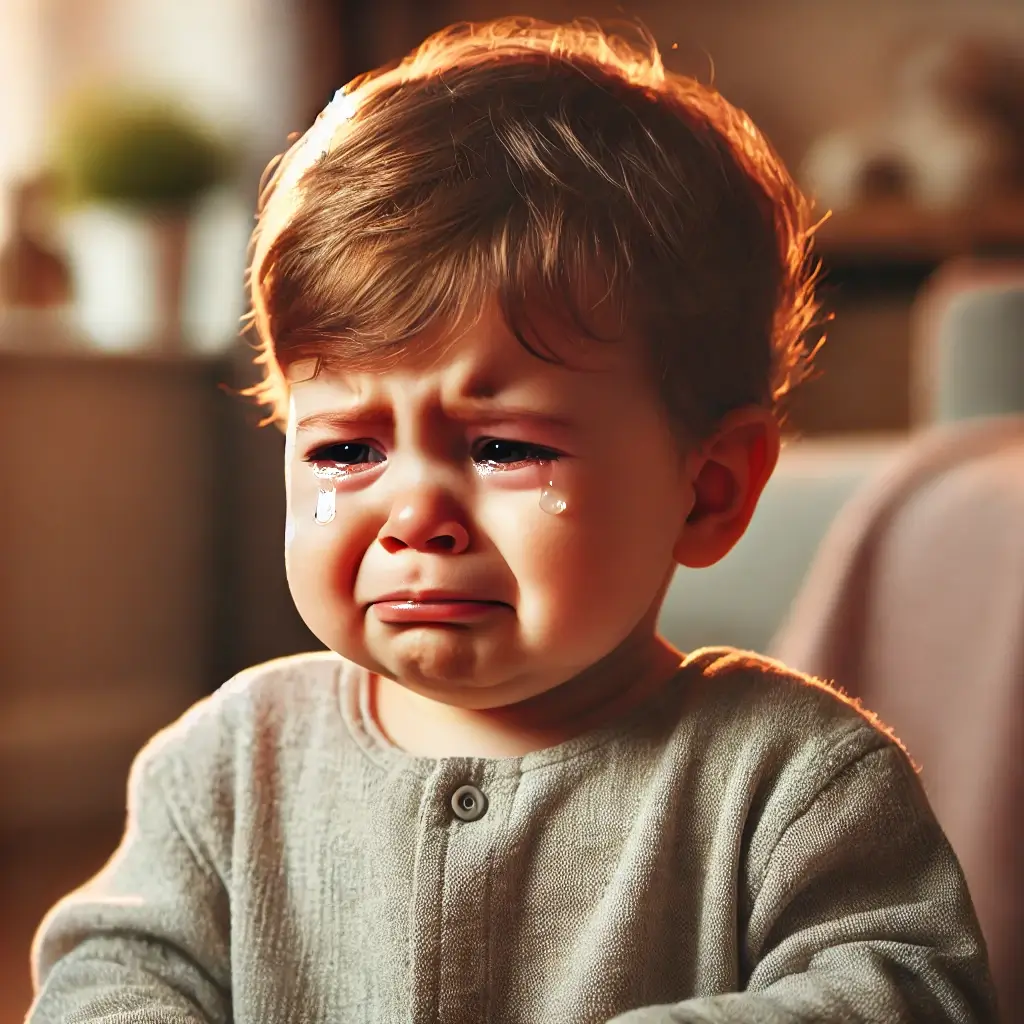 감정 표현하는 아기